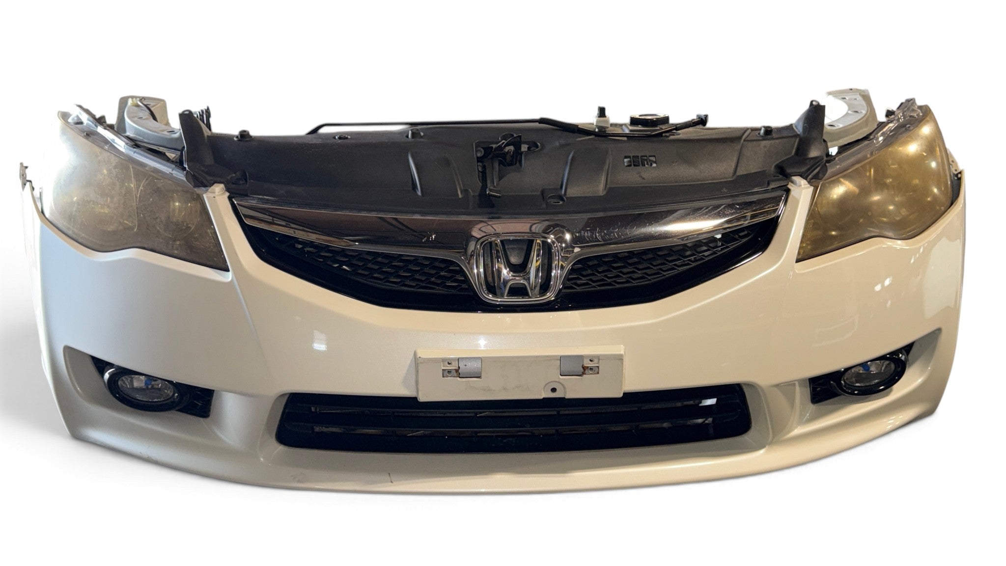 2006-2011 Honda Civic FD3 OEM Front & Rear Conversion White Hood Fenders Headlights Bumpers Taillights JDM LDA-MF5 #3