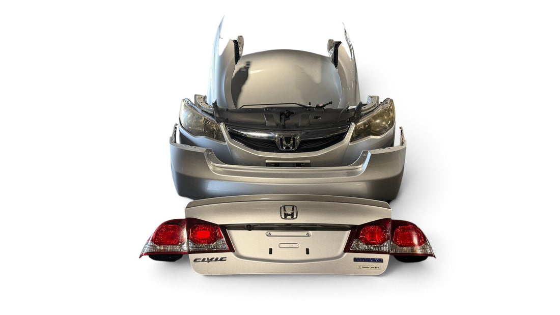 2006-2011 Honda Civic FD3 OEM Front & Rear Conversion Gray Hood Fenders Headlights Bumpers Taillights JDM LDA-MF5 #10