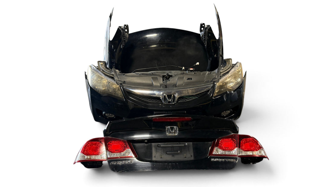 2006-2011 Honda Civic FD3 OEM Front & Rear Conversion Black Hood Fenders Headlights Bumpers Taillights JDM LDA-MF5 #11