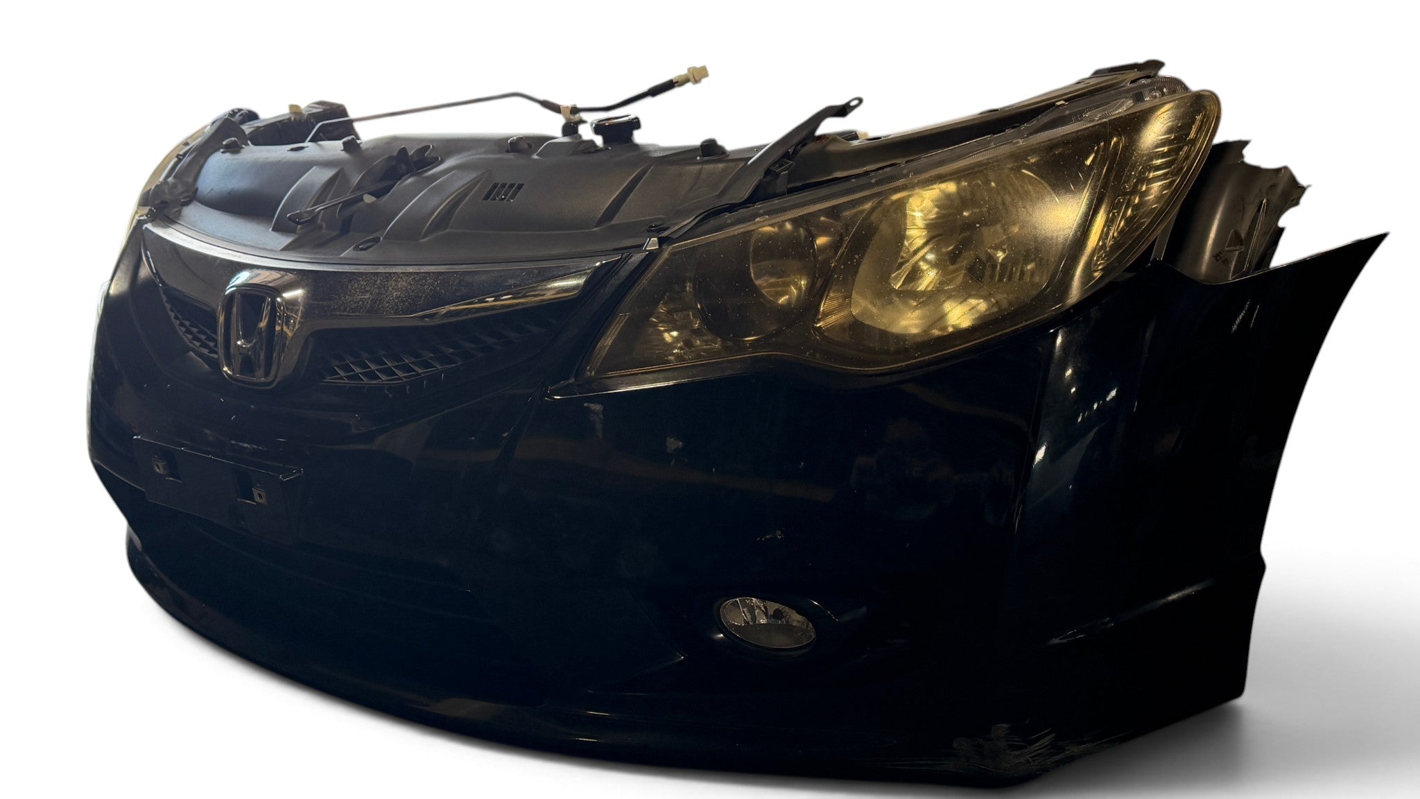 2006-2011 Honda Civic FD3 OEM Front & Rear Conversion Black Hood Fenders Headlights Bumpers Taillights JDM LDA-MF5 #11