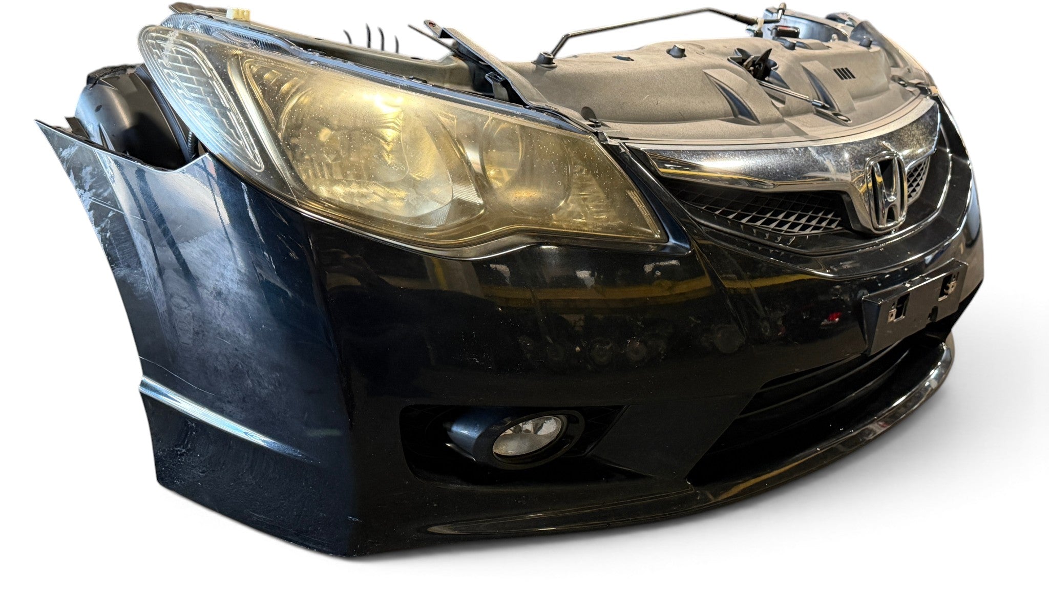 2006-2011 Honda Civic FD3 OEM Front & Rear Conversion Black Hood Fenders Headlights Bumpers Taillights JDM LDA-MF5 #11