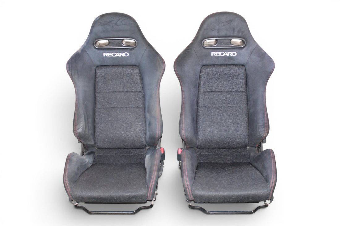 JDM Honda Integra Type R DC5 OEM BLK Recaro Seats w/ Rails (Driver & Passenger) Acura RSX
