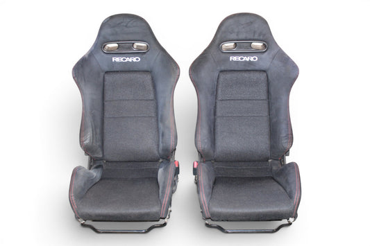 JDM Honda Integra Type R DC5 OEM BLK Recaro Seats w/ Rails (Driver & Passenger) Acura RSX