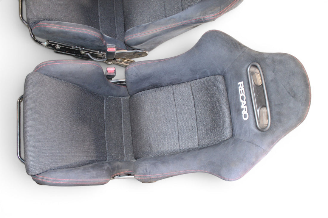 JDM Honda Integra Type R DC5 OEM BLK Recaro Seats w/ Rails (Driver & Passenger) Acura RSX