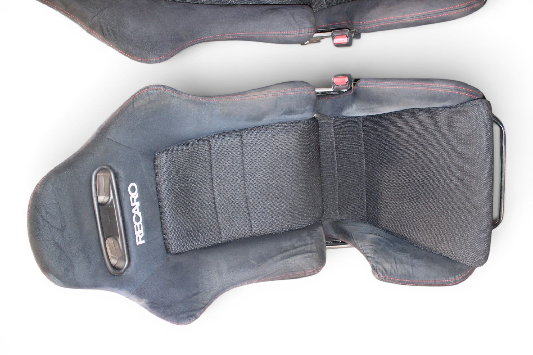 JDM Honda Integra Type R DC5 OEM BLK Recaro Seats w/ Rails (Driver & Passenger) Acura RSX
