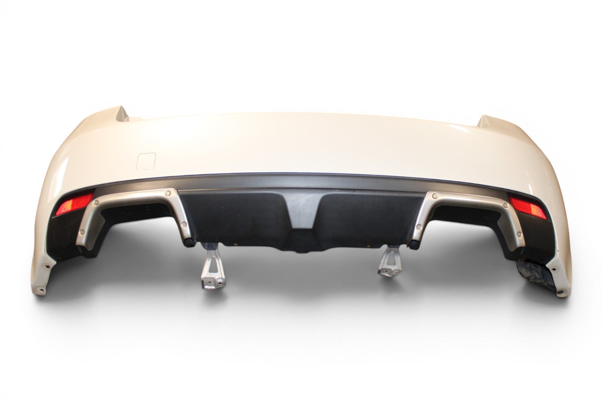 2008-2014 Subaru Impreza WRX STi Wagon OEM Rear Bumper White JDM ej257