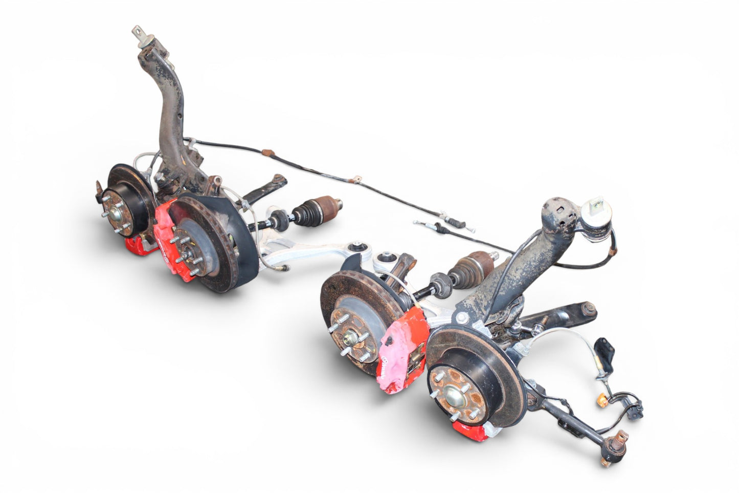 JDM Honda Integra Type R DC5 OEM 5-Lug Conversion Front+Rear Brembo Caliper k20a Acura RSX