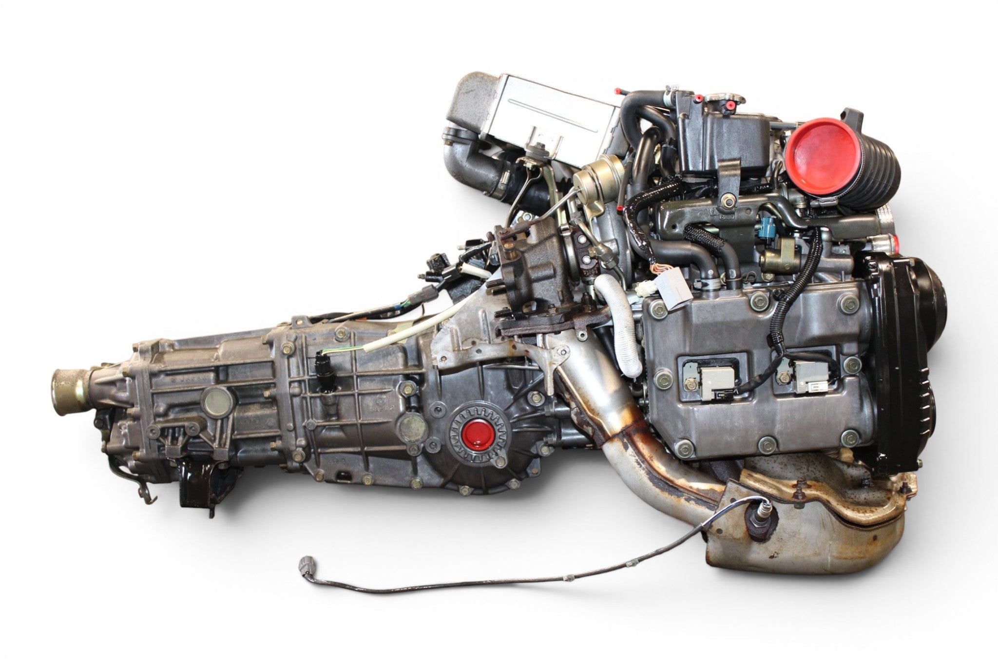 JDM Subaru Impreza WRX 2.0L AVCS Turbo Engine 5-Speed Manual Transmission ej205 ty754vb6aa #2