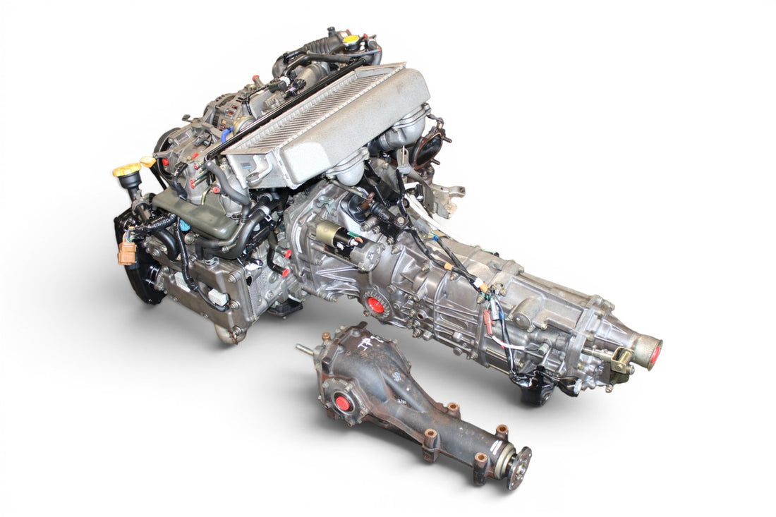 JDM Subaru Impreza WRX 2.0L AVCS Turbo Engine 5-Speed Manual Transmission ej205 ty754vb6aa #2