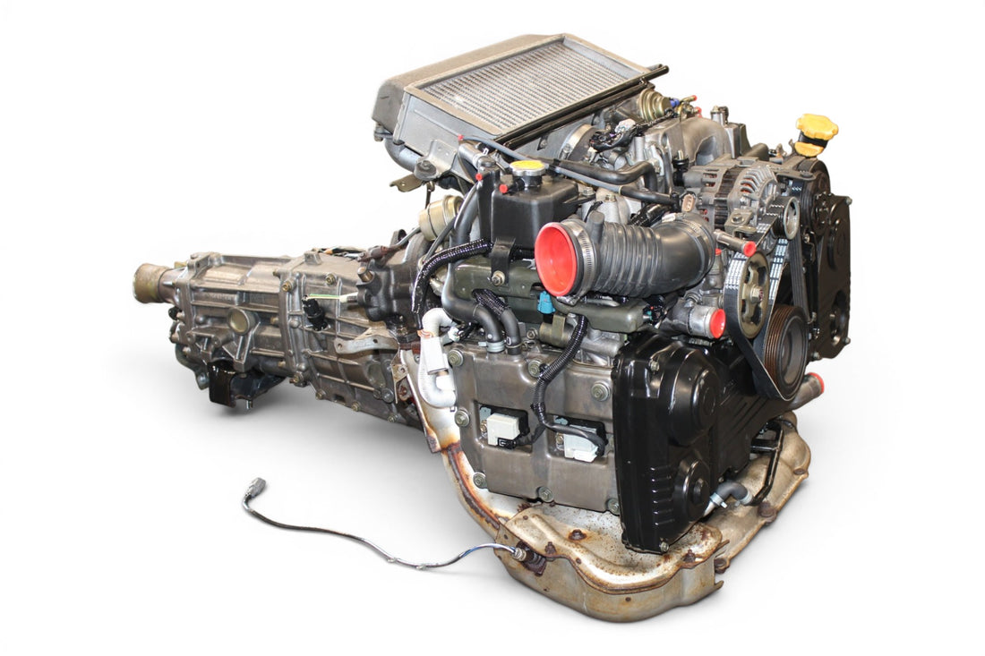 JDM Subaru Impreza WRX 2.0L AVCS Turbo Engine 5-Speed Manual Transmission ej205 ty754vb6aa #2