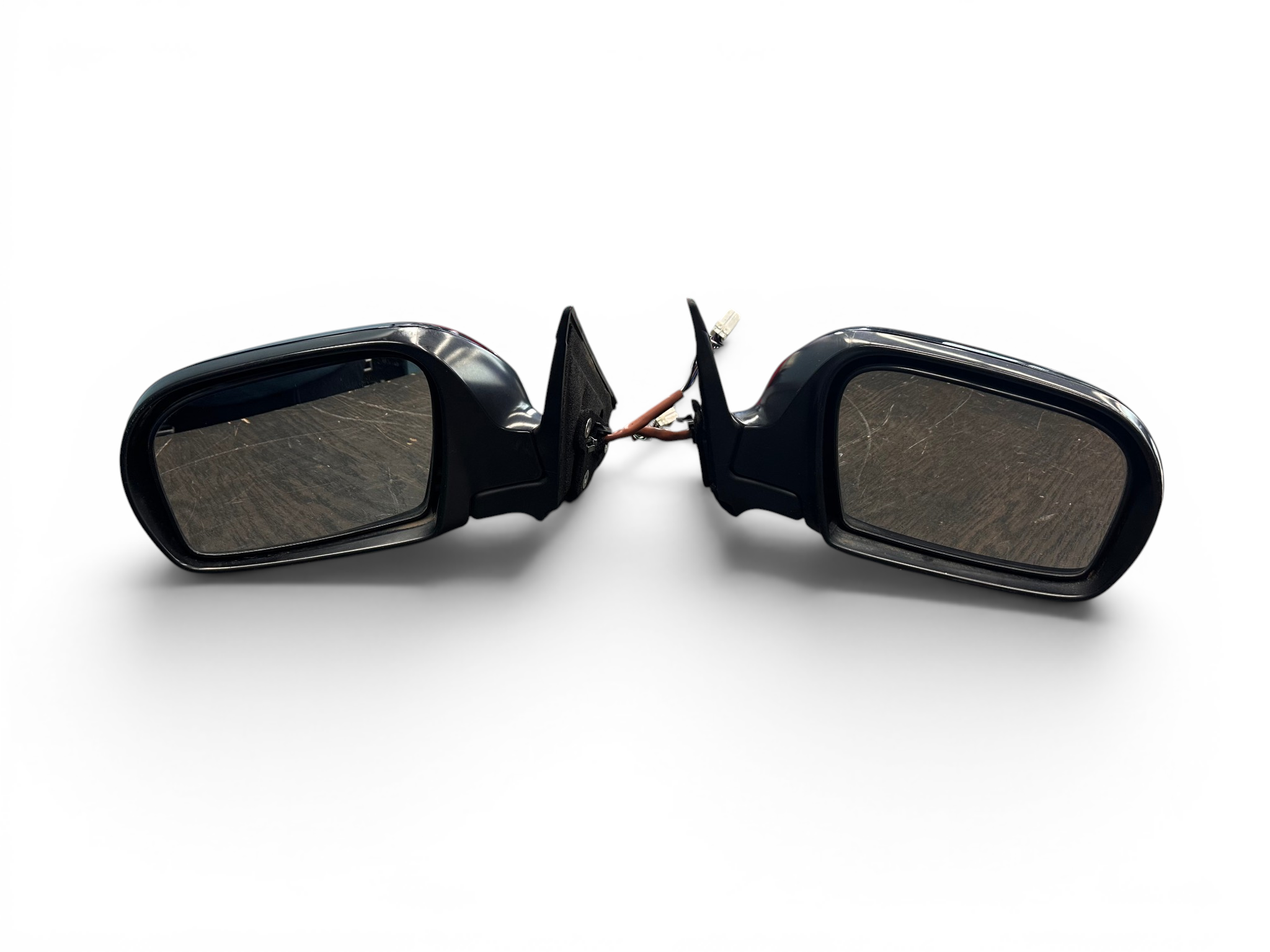 2008-2014 Subaru WRX STI OEM Black Power Mirrors w/ Turn Signals L & R GVB JDM #3