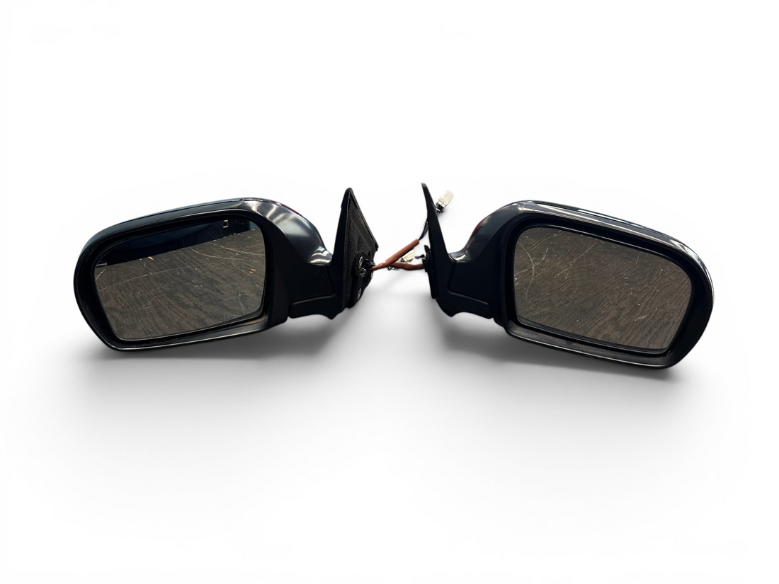 2008-2014 Subaru WRX STI OEM Black Power Mirrors w/ Turn Signals L & R GVB JDM #3