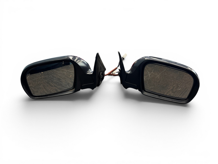 2008-2014 Subaru WRX STI OEM Black Power Mirrors w/ Turn Signals L & R GVB JDM #3