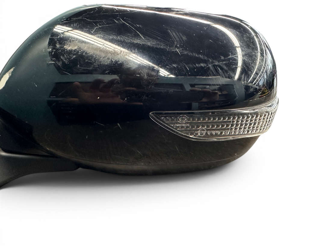 2008-2014 Subaru WRX STI OEM Black Power Mirrors w/ Turn Signals L & R GVB JDM #3