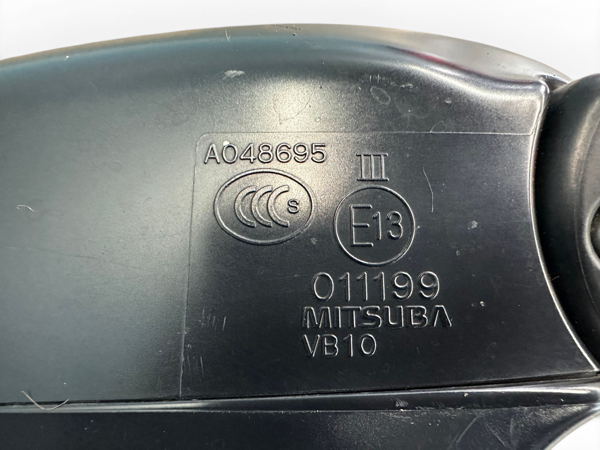 2008-2014 Subaru WRX STI OEM Black Power Mirrors w/ Turn Signals L & R GVB JDM #3