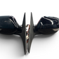 2008-2014 Subaru WRX STI OEM Black Power Mirrors w/ Turn Signals L & R GVB JDM #2