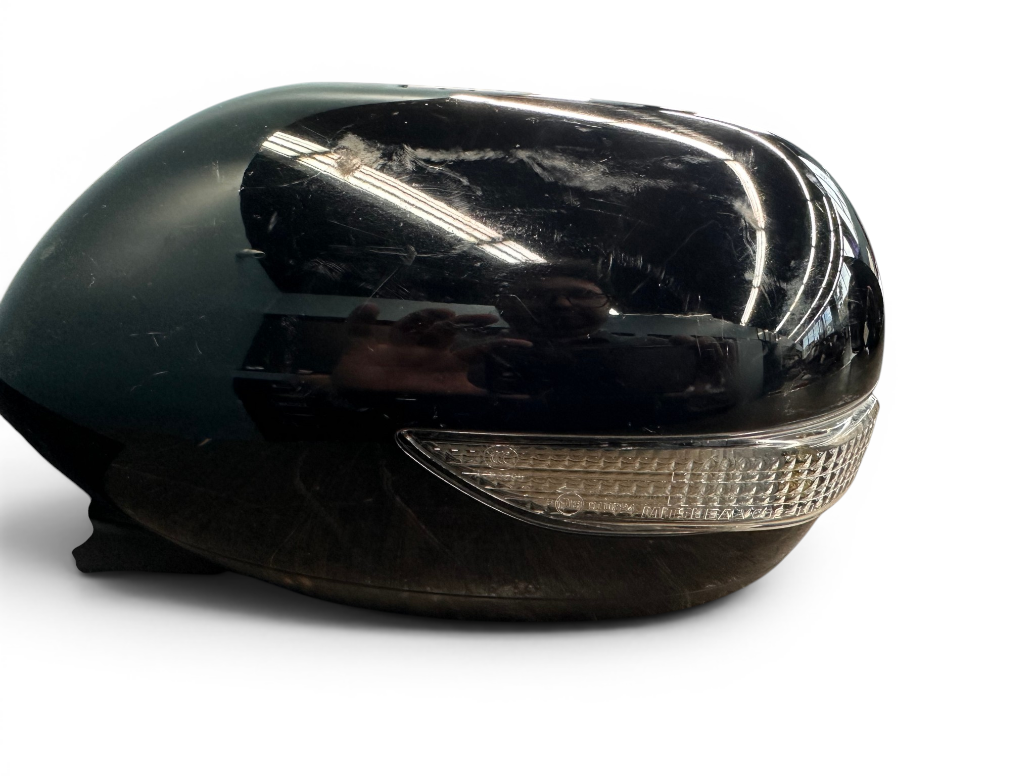 2008-2014 Subaru WRX STI OEM Black Power Mirrors w/ Turn Signals L & R GVB JDM #2