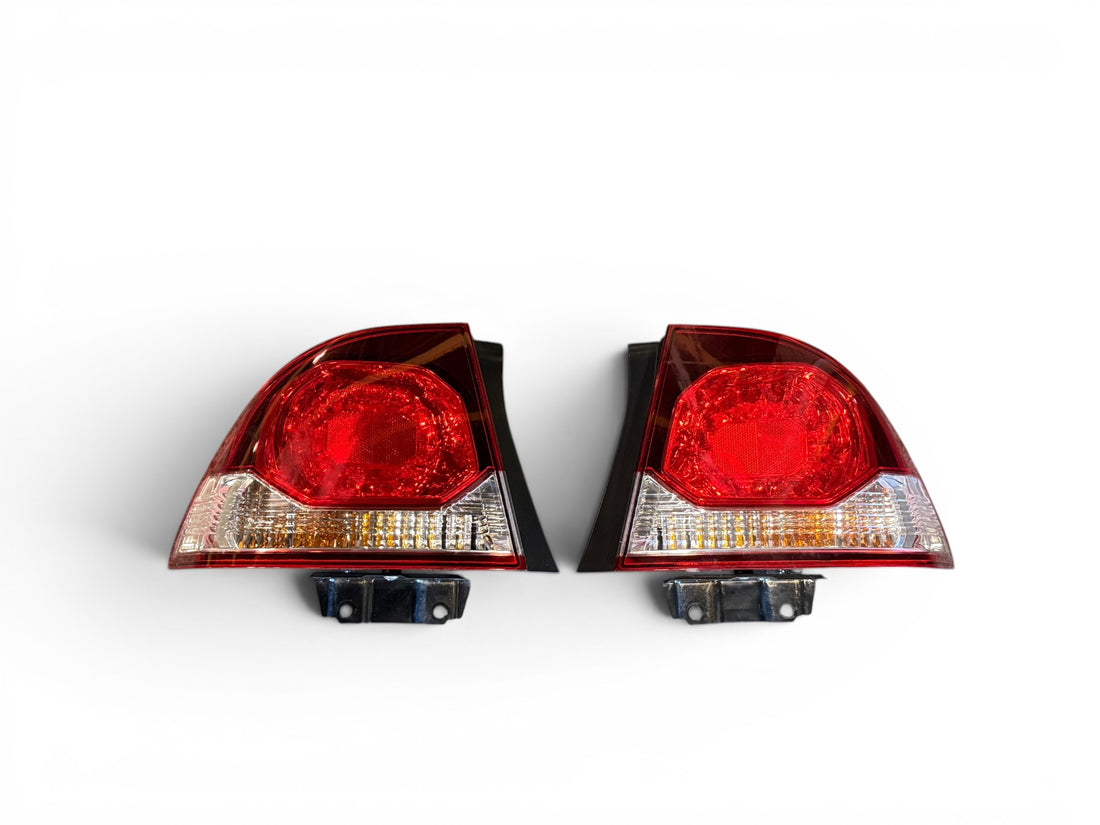 JDM Honda Civic Hybrid FD3 Front & Rear Conversion White Hood Fenders Headlights Bumpers Taillights JDM LDA-MF5 #3