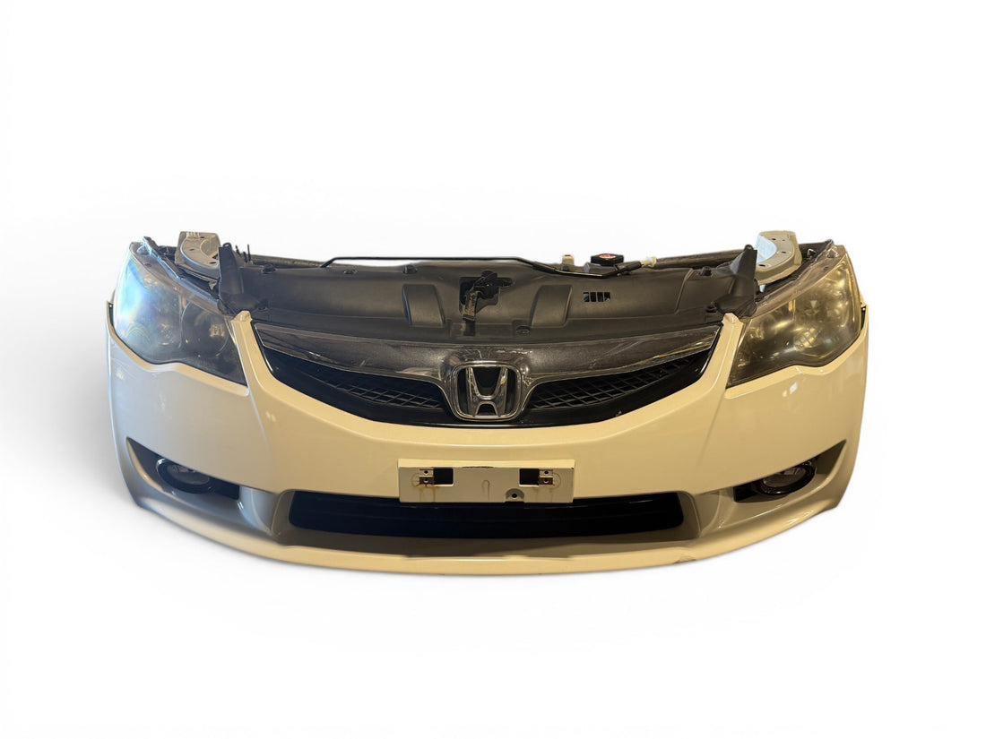 JDM Honda Civic Hybrid FD3 Front & Rear Conversion White Hood Fenders Headlights Bumpers Taillights JDM LDA-MF5 #3