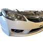 JDM Honda Civic Hybrid FD3 Front & Rear Conversion White Hood Fenders Headlights Bumpers Taillights JDM LDA-MF5 #3
