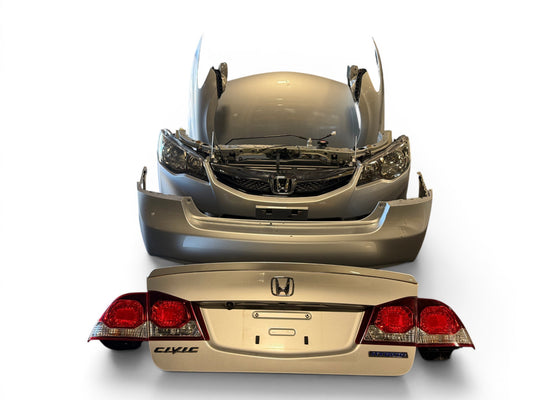 JDM Honda Civic Hybrid FD3 Front & Rear Conversion Gray Hood Fenders Headlights Bumpers Taillights JDM LDA-MF5 #2