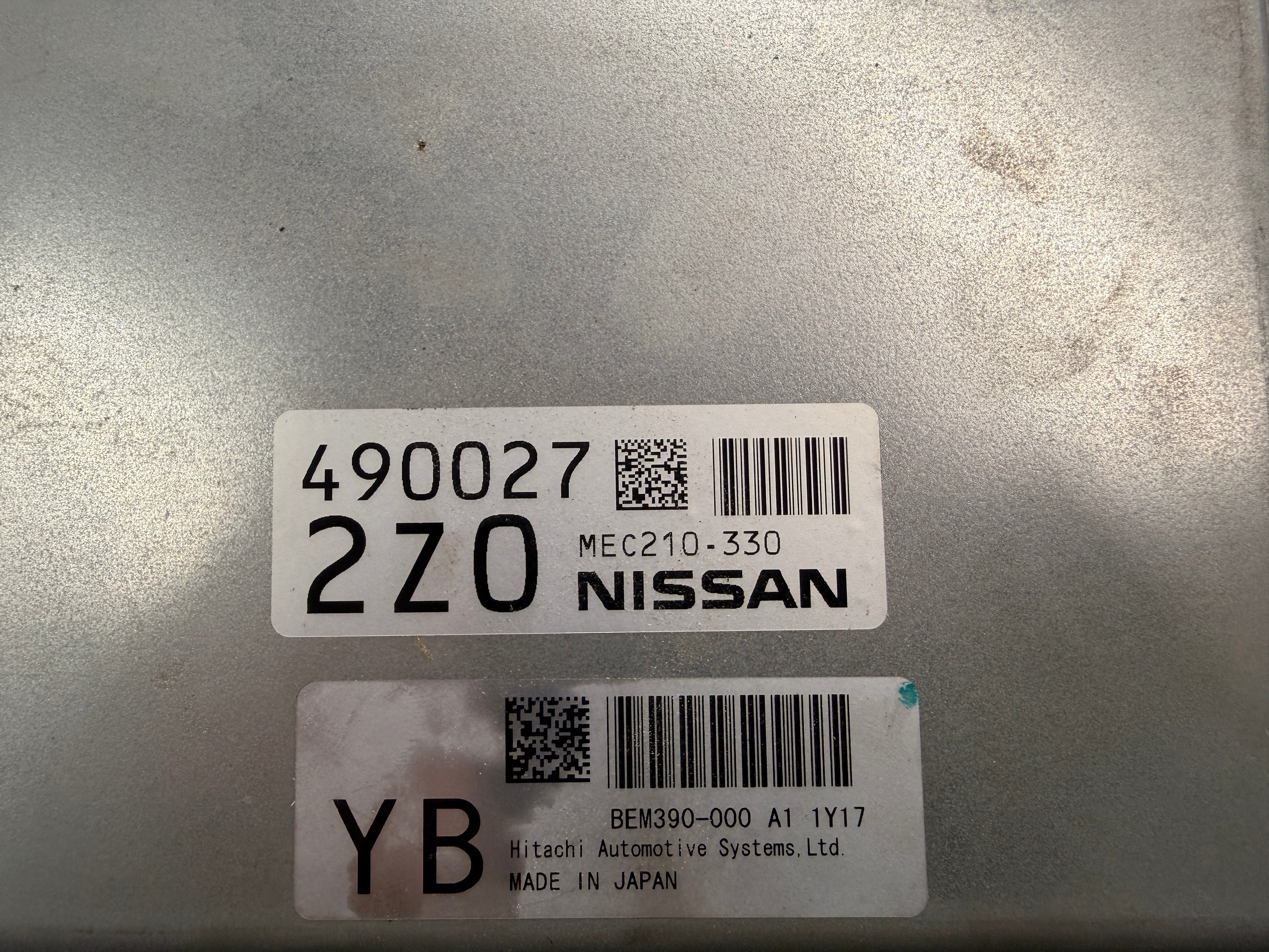2012-2013 Infiniti G37 Automatic ECU Engine Computer BEM390-000 A1 VQ37VHR JDM #2