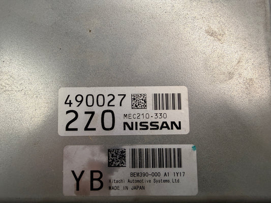 2012-2013 Infiniti G37 Automatic ECU Engine Computer BEM390-000 A1 VQ37VHR JDM #2