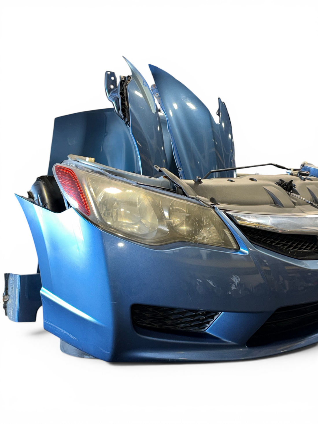 JDM Honda Civic Hybrid FD3 Front & Rear Conversion Blue Hood Fenders Headlights Bumpers Taillights JDM LDA-MF5 #6