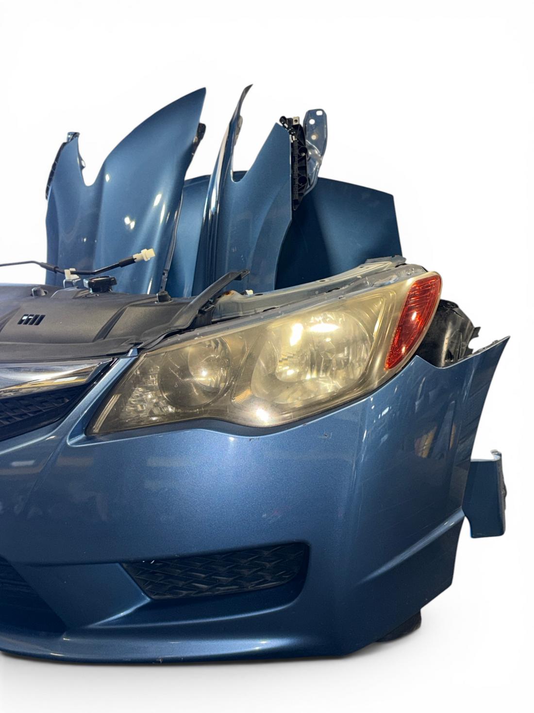 JDM Honda Civic Hybrid FD3 Front & Rear Conversion Blue Hood Fenders Headlights Bumpers Taillights JDM LDA-MF5 #6