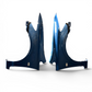 JDM Honda Civic Hybrid FD3 Front & Rear Conversion Blue Hood Fenders Headlights Bumpers Taillights JDM LDA-MF5 #6