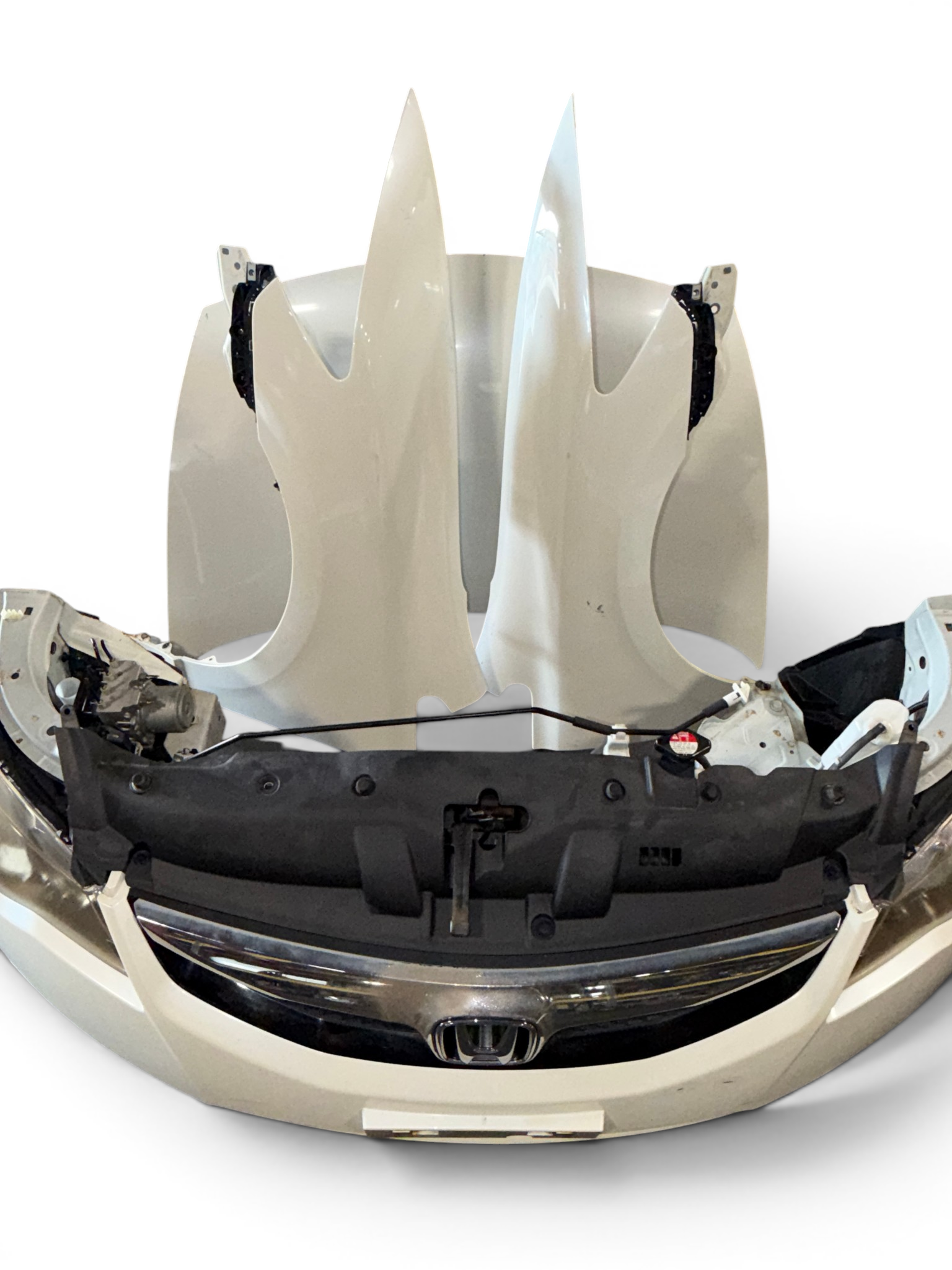 JDM Honda Civic Hybrid FD3 Front & Rear Conversion White Hood Fenders Headlights Bumpers Taillights JDM LDA-MF5 #7