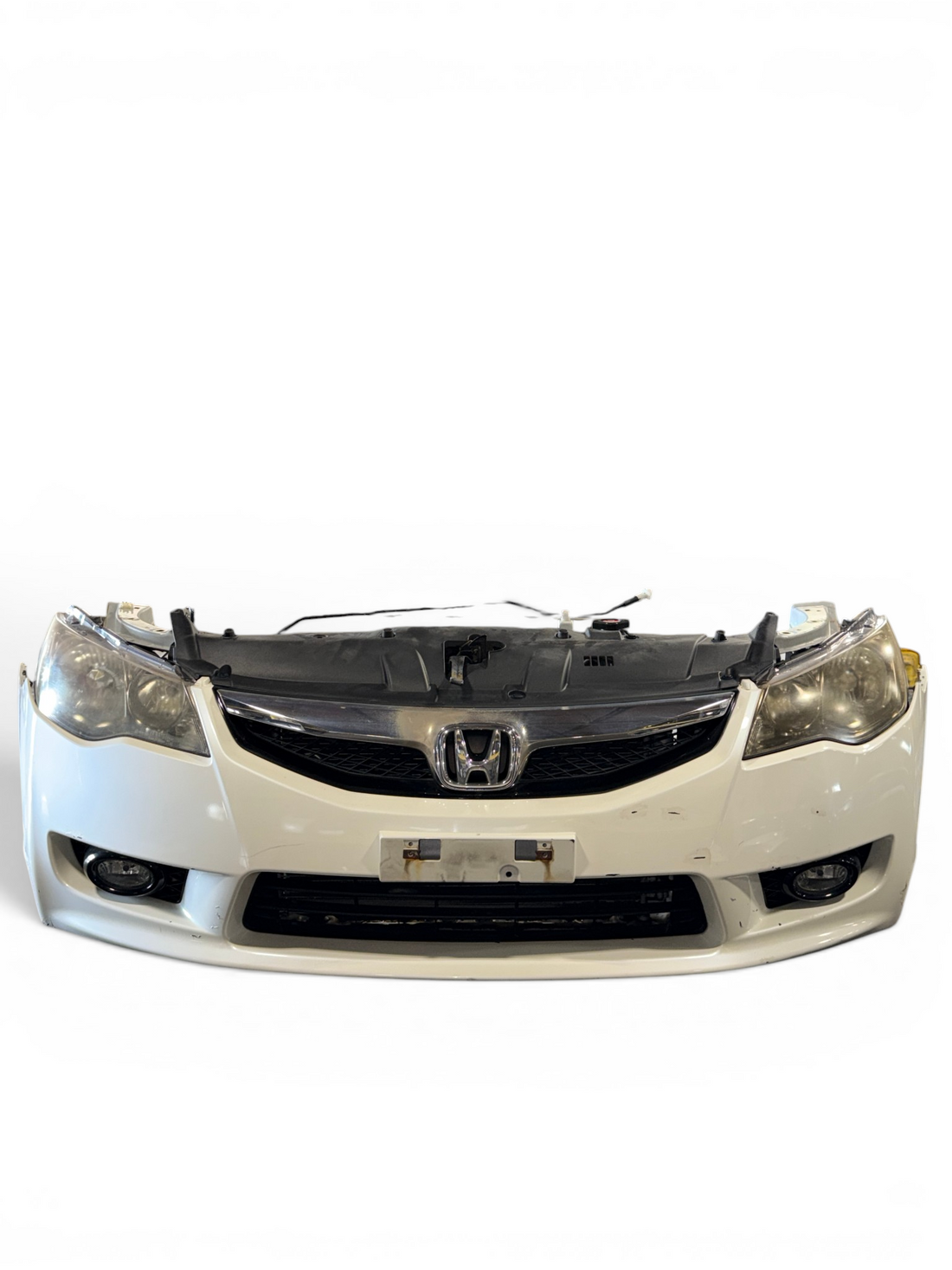JDM Honda Civic Hybrid FD3 Front & Rear Conversion White Hood Fenders Headlights Bumpers Taillights JDM LDA-MF5 #7