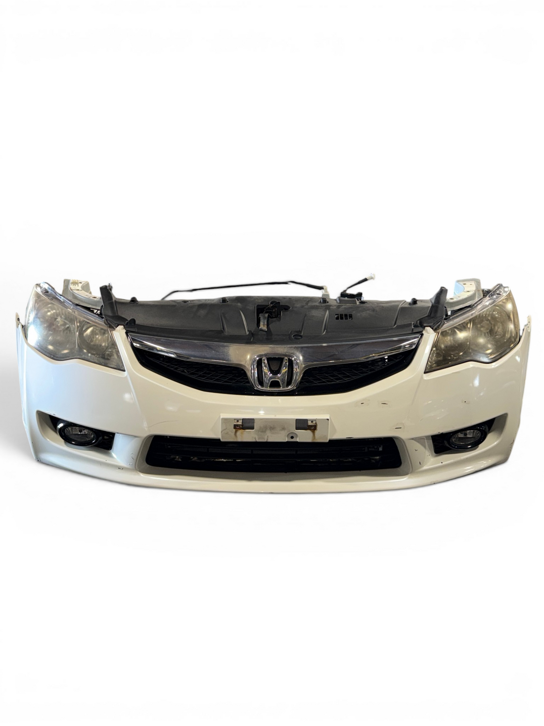 JDM Honda Civic Hybrid FD3 Front & Rear Conversion White Hood Fenders Headlights Bumpers Taillights JDM LDA-MF5 #7