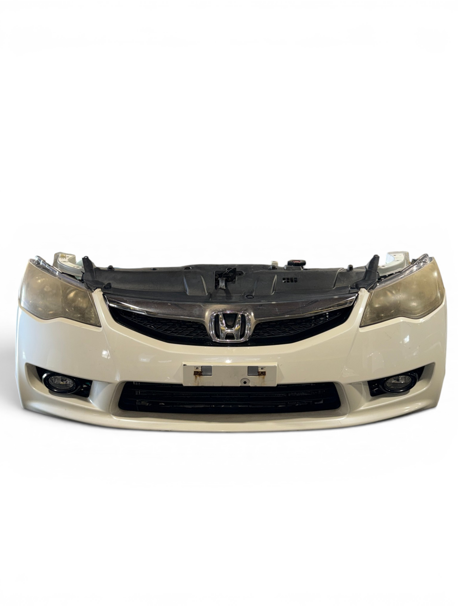 JDM Honda Civic Hybrid FD3 Front & Rear Conversion White Hood Fenders Headlights Bumpers Taillights JDM LDA-MF5 #8