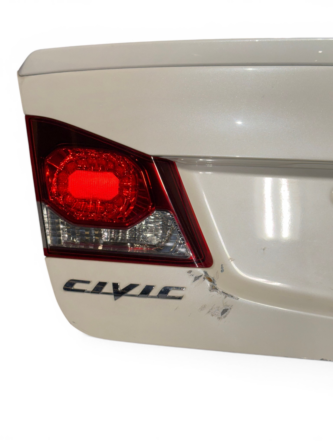 JDM Honda Civic Hybrid FD3 Front & Rear Conversion White Hood Fenders Headlights Bumpers Taillights JDM LDA-MF5 #9