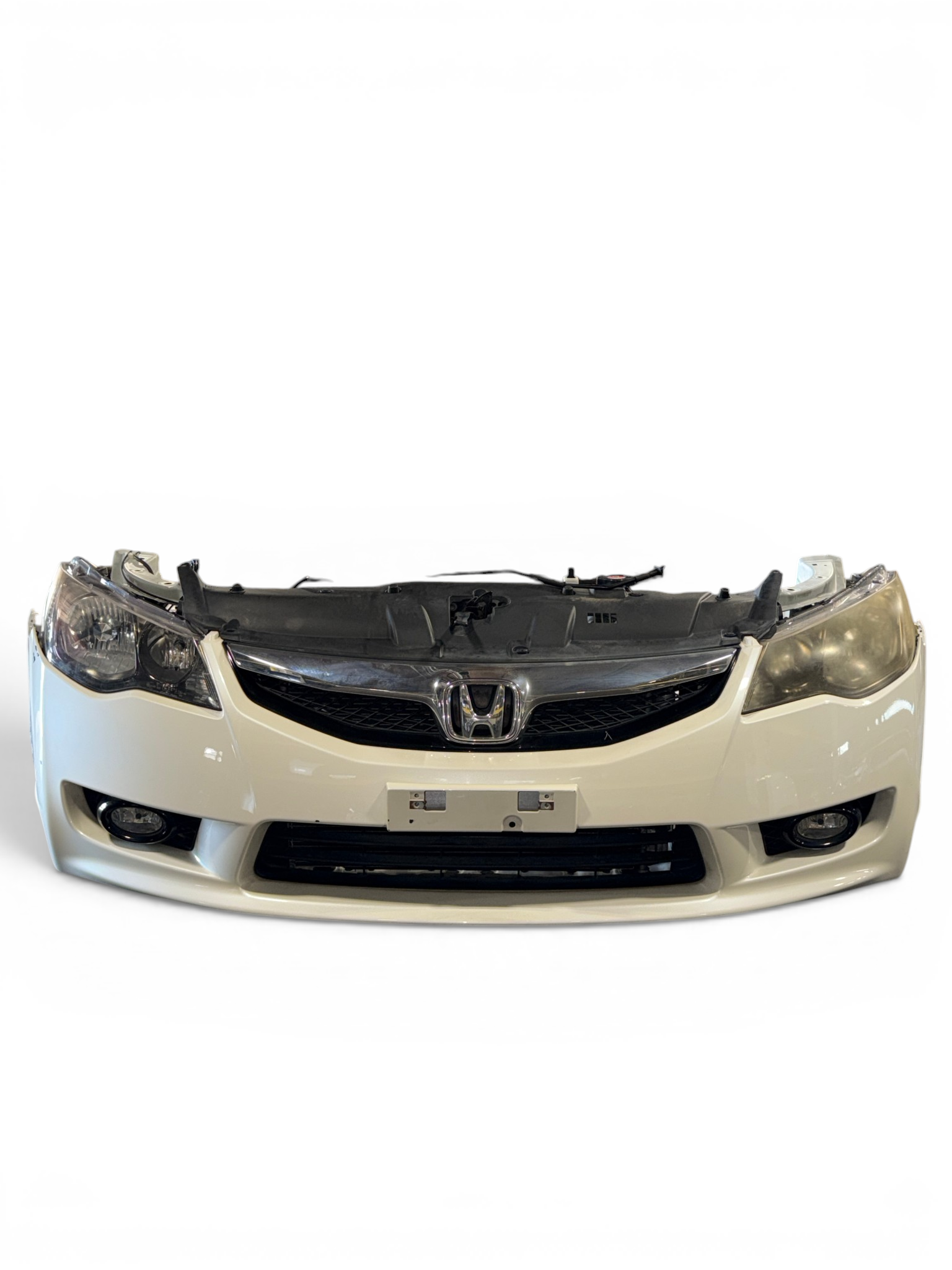 JDM Honda Civic Hybrid FD3 Front & Rear Conversion White Hood Fenders Headlights Bumpers Taillights JDM LDA-MF5 #9