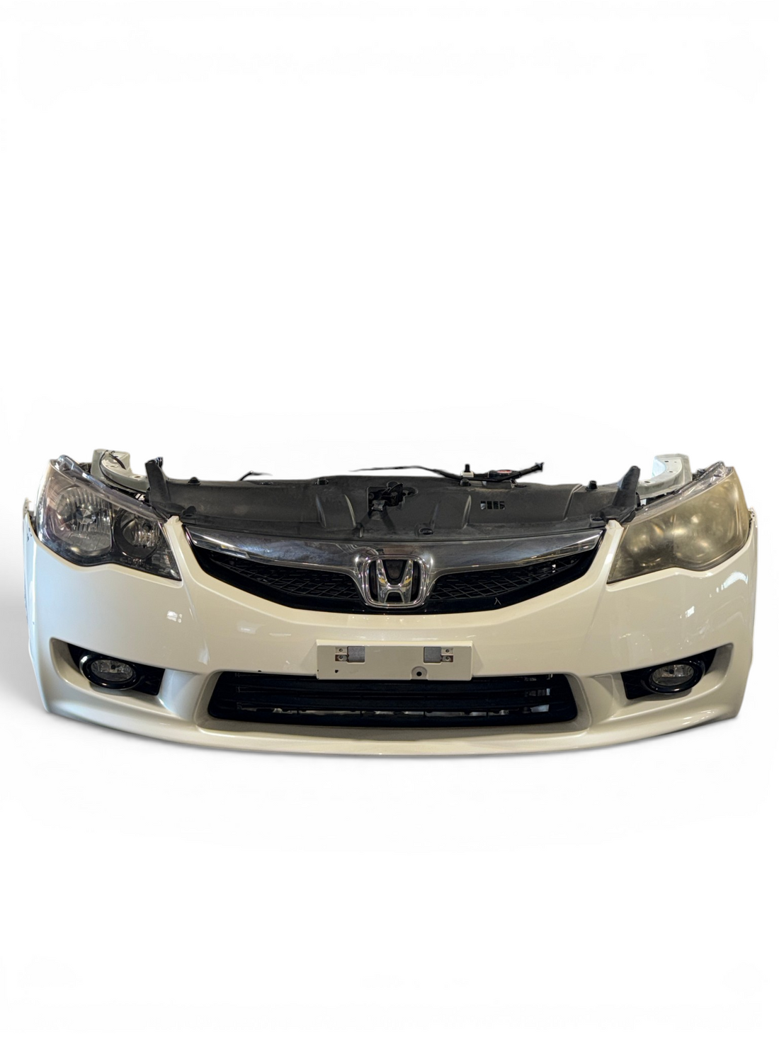 JDM Honda Civic Hybrid FD3 Front & Rear Conversion White Hood Fenders Headlights Bumpers Taillights JDM LDA-MF5 #9