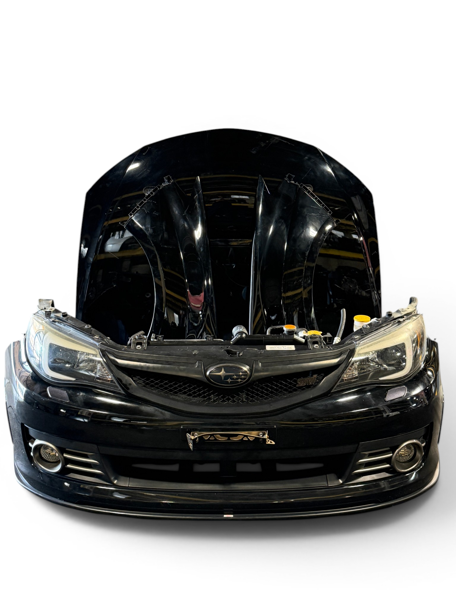 2011-2014 Subaru Impreza WRX STI GRB/GVB JDM Front End Conversion Hood Fenders Bumper Led Headlights