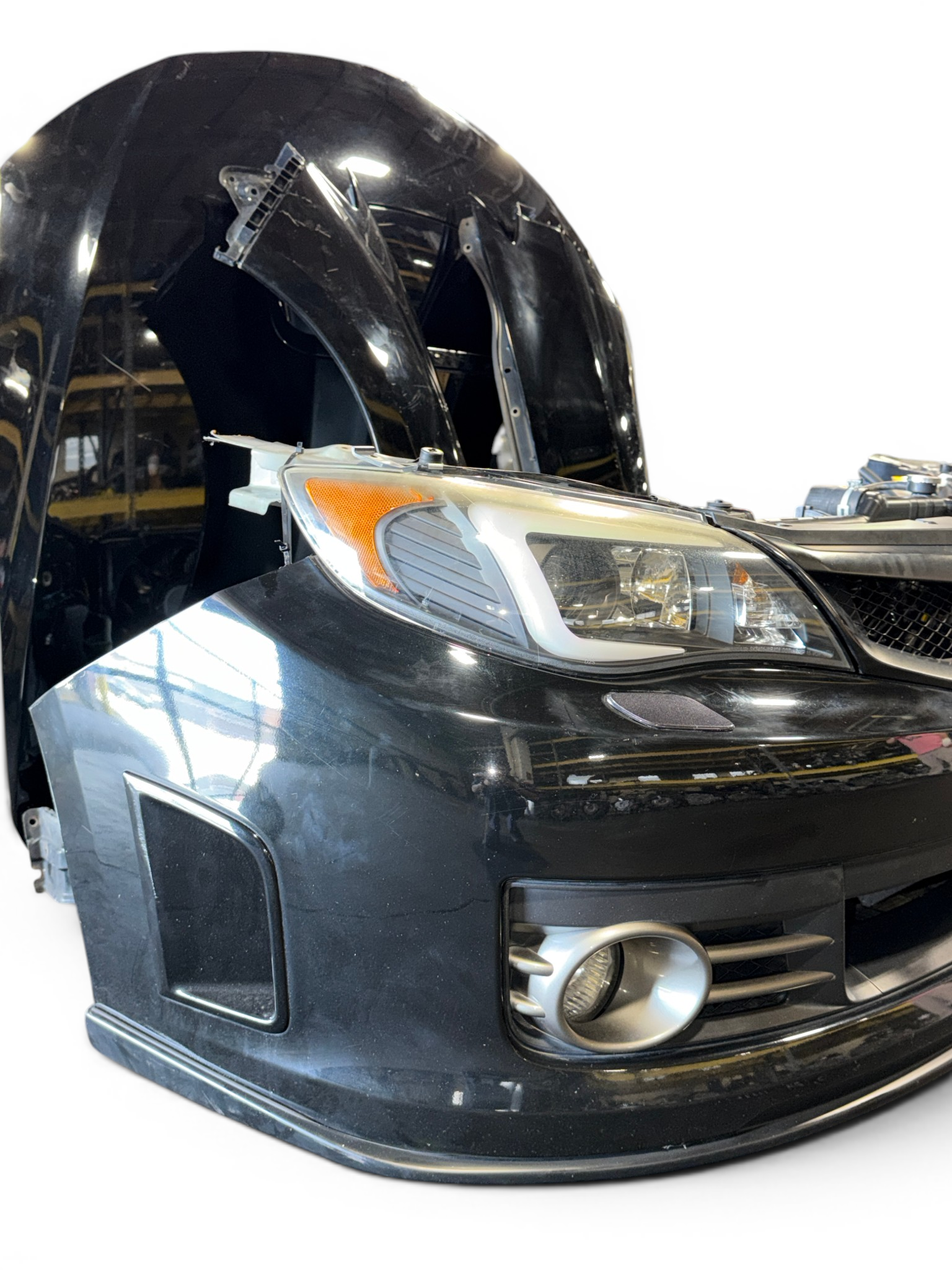 2011-2014 Subaru Impreza WRX STI GRB/GVB JDM Front End Conversion Hood Fenders Bumper Led Headlights