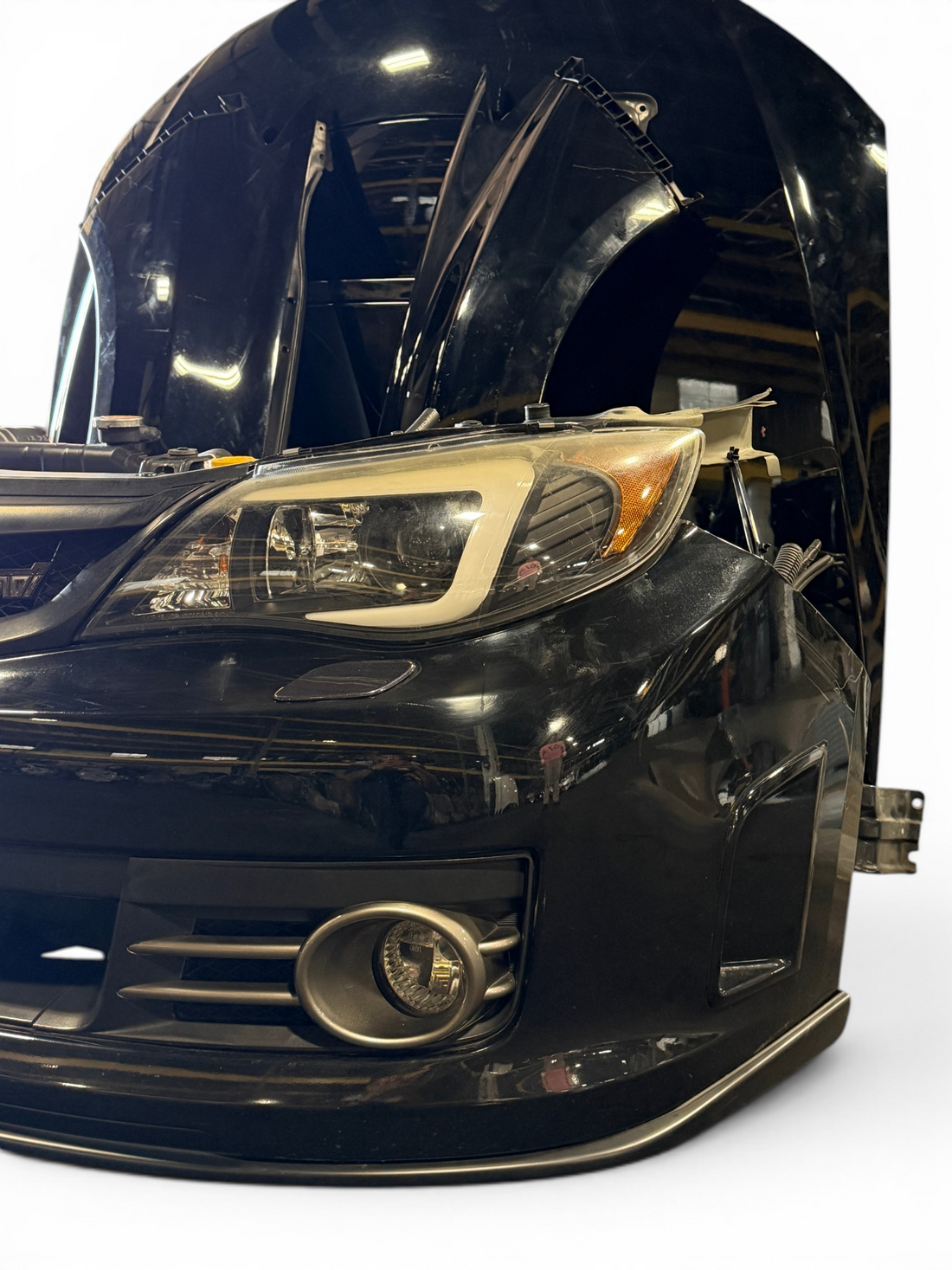 2011-2014 Subaru Impreza WRX STI GRB/GVB JDM Front End Conversion Hood Fenders Bumper Led Headlights