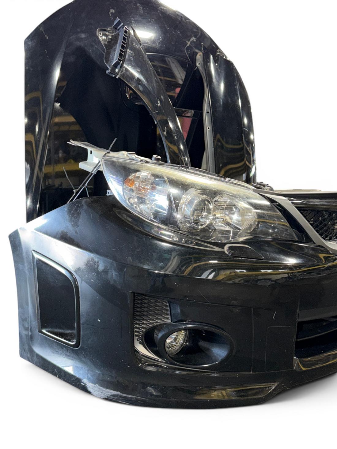 2008-2010 Subaru Impreza WRX STI GRB/GVB JDM Front End Conversion Hood Fenders Bumper Headlights