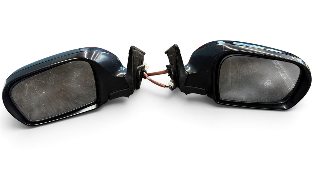 2008-2014 Subaru WRX STI OEM Black Power Mirrors w/ Turn Signals L & R GVB JDM #4