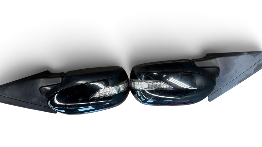 2008-2014 Subaru WRX STI OEM Black Power Mirrors w/ Turn Signals L & R GVB JDM #4
