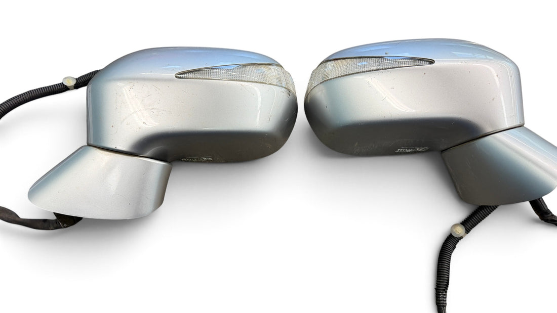 2006-2011 Honda Civic Sedan OEM Gray Power Mirrors w/ Turn Signals L & R SNA JDM #3