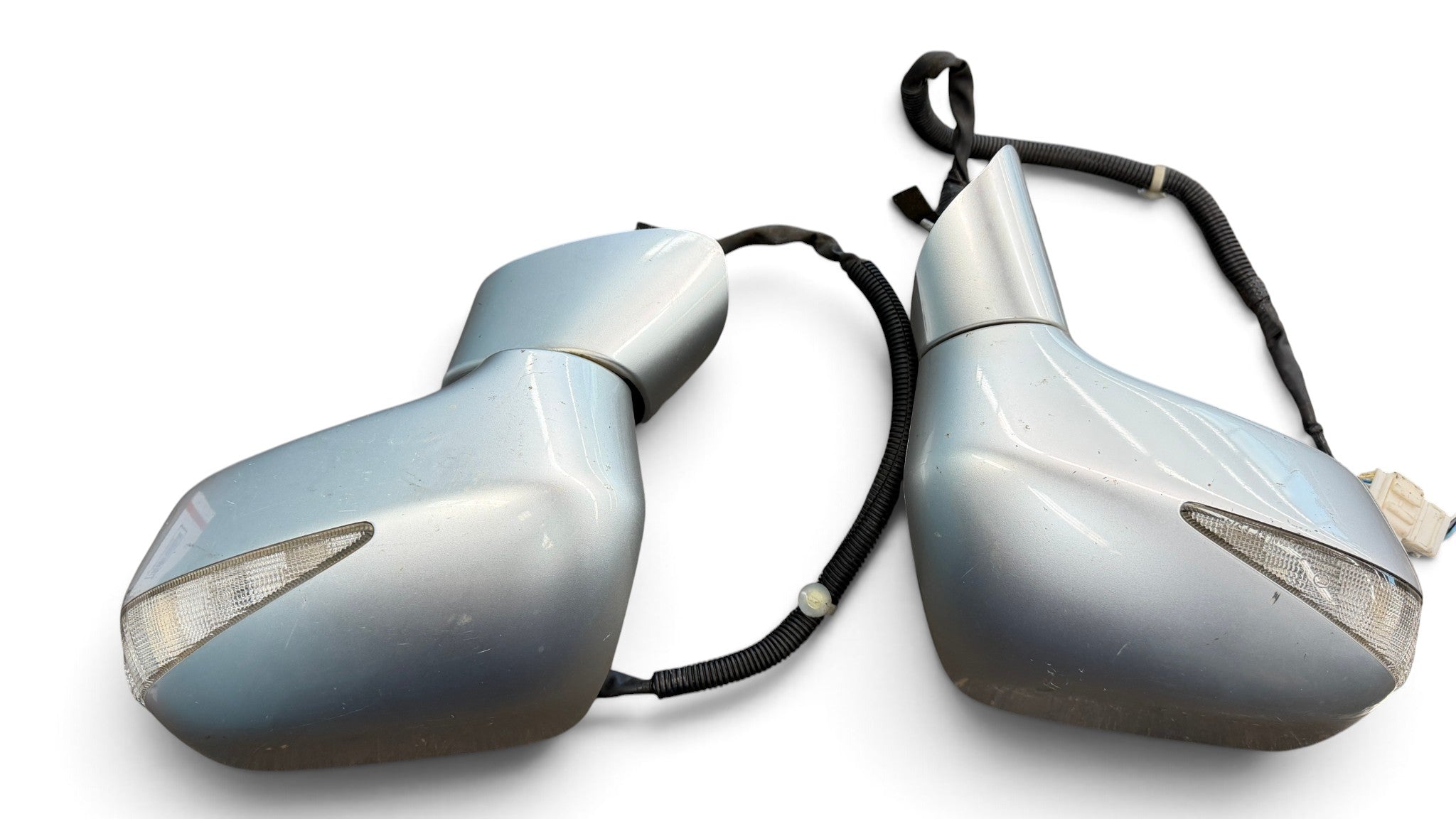 2006-2011 Honda Civic Sedan OEM Gray Power Mirrors w/ Turn Signals L & R SNA JDM #3