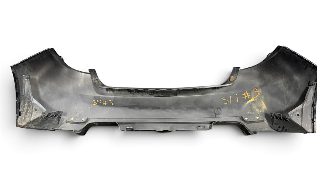 2008-2014 Subaru Impreza WRX STi Wagon OEM Rear Bumper Black JDM ej257 #3