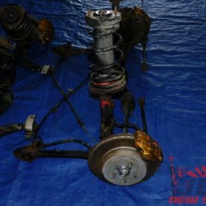 JDM SUBARU IMPREZA WRX STI V7 OEM 5-LUG BREMBO FRONT+REAR BRAKE KIT SET #2 4