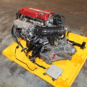 1996-2000 HONDA CIVIC TYPE R 1.6L DOHC OBD2 VTEC ENGINE MNAUAL LSD TRANSMISSION ECU JDM B16B S4C EK9 CTR 9