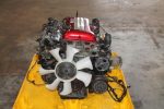 NISSAN SILVIA S13 2.0L TWIN CAM RED TOP TURBO ENGINE 5-SPEED MANUAL RWD TRANSMISSION ECU JDM SR20DET 240SX #1 1
