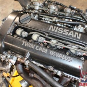 NISSAN SILVIA S13 2.0L TURBO ENGINE 5-SPEED MANUAL RWD TRANSMISSION ECU JDM SR20DET 180SX 240SX #1 11